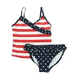 Carter's Girl's 2 Piece USA Swimsuit
