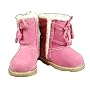 Baby Deer Baby Girl and Boy Suede Boot with Sherpa Trim