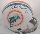 BOB GRIESE SIGNED AUTOGRAPHED MIAMI DOLPHINS MINI HELMET W/ HOLOGRAM + COA