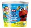 Earth's Best Organic Snackin' Fruit Hearts Blueberry, 1.4 Ounce Cup (Pack of 12)
