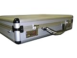 Silver Aluminum Laptop Breif Case For 15-17