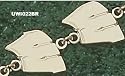 Detroit Lions Logo 5/16" Bracelet 7.25"