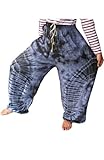 Cotton Rayon Tie Dye Fisherman Yoka Pants Hippie Baggy Trousers