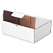 Quality Park Corrugated Cardboard Die-Cut Folded Mailing Box, 10 x 14 x 5.5 Inches, White (74103)