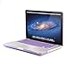 GMYLE 3 in 1 Bundle Soft-Touch Frosted Hard Case for Macbook Pro 13 inch with CD-ROM (Model: A1278) with Keyboard Cover and Screen Protector - Purple