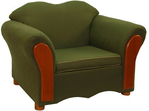 Fantasy Furniture Homey VIP Chair, Green