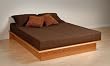 Prepac Oak Juvenile Queen Size Platform Bed