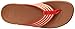 FitFlop Women's Surfa Flip-Flop, Flame/Stone, 6 M US