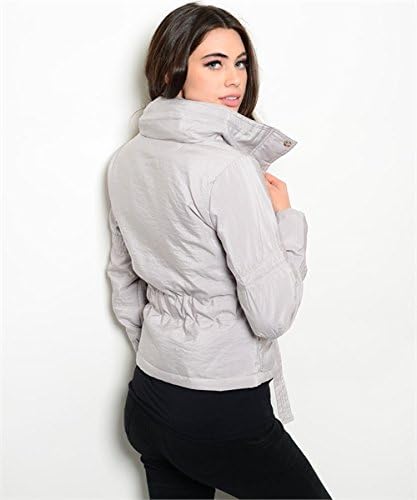 Feline Women's Packable Hood Anorak Lightweight Jacket - Medium