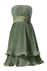 Lace Short Chiffon Bridesmaid Dress/Prom Dress/Party Dress 