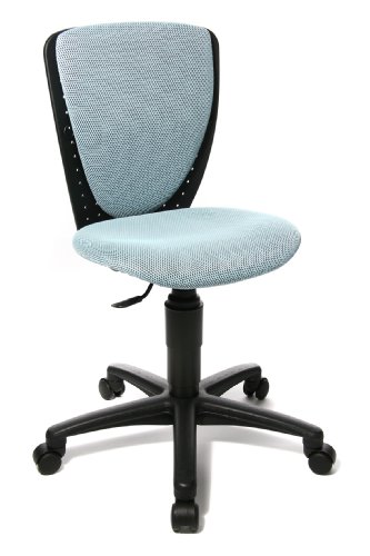 Topstar 70570BB30 Kinder und Jugenddrehstuhl, High Scool, Bezugsstoff, hellblau