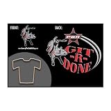 Larry The Cable Guy Git-R-Done PBR#2 Black T-Shirt