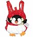 Cozy Cuties Backpack - Penguin With Ear Muffs and Scarf (10 Inch)