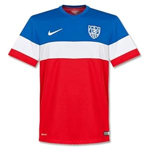 Nike USA Away Stadium Jersey World Cup 2014 [University Red] (2XL)