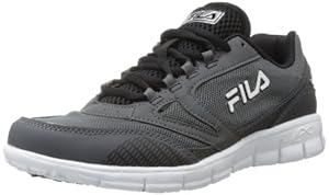 Fila Men's Memory Deluxe 3 Running Shoe,Castlerock/Black/White,11.5 M US