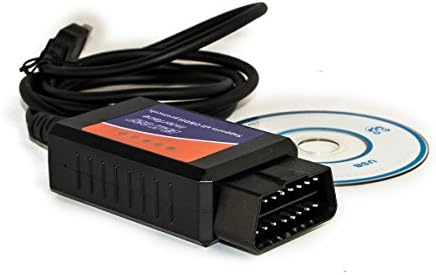 CS1605 Mini ELM327 USB V1.5 OBDII Car Detection Diagnostic Scan Tool - Blue