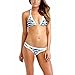 Lukitty Women's High Neck Halter Bikini Sets Bathing Suits Swimwear Swimsuits