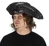 IMAGE OF Pirate Hat Black