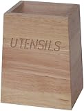 H & L Russel Ltd - Pot à ustensiles - Hêtre - 14 cm x 11 cm x 17,5 cm (Import Grande Bretagne)