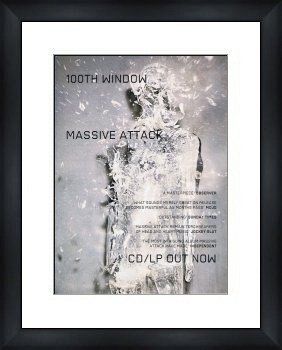 Cover image : MASSIVE ATTACK 100th Window - Framed Original Advert