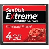 SANDISK コンパクトフラッシュ Extreme DUCATI 4GB SDCFX4-004G-PD1