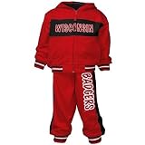 Wisconsin Badgers Cardinal Toddler Triumph Full Zip Hoody and Sweatpant Set