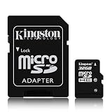 Kingston SDC10/32GB Flash memory card ( microSDHC to SD adapter included ) - 32 GB - Class 10 - microSDHC