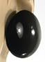 Monies US Black Pearl Chunky Earrings (Black Pearl, Button Earrings)