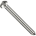 Plain 18-8 Stainless Steel Tamper Resistant Sheet Metal Screw, USA Made, Round Head,  One Way Slotted Drive