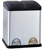 All Stainless Steel Step-On 8-Gallon( 30liter)  Recycle Bin (4902)