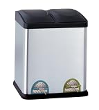 Neu Home Organize It All Stainless-Steel Step-On 8-Gallon Recycle Bin