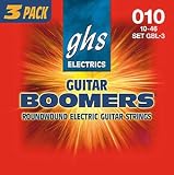 GHS Light Boomers 3 Pack - Light Electric Guitar Strings