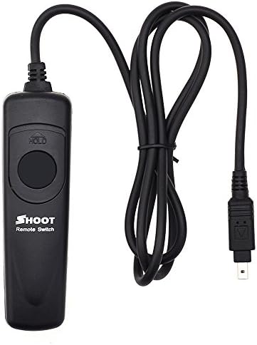 fitTek® Shoot Wired Remote Shutter Release Control Replacement for Nikon MC-DC1 Remote Cord Fits Nikon D70S D80 Digital SLR Cameras + fitTek® Microfiber Cleaning Cloth