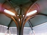 WindChaser Warm Brella Umbrella Electric Outdoor Halogen Patio Heater Model No. 3UPH
