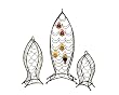 Set of 3 Fish Nested Wine Racks
