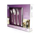 24pc Stainless Steel Bead Cutlery Set