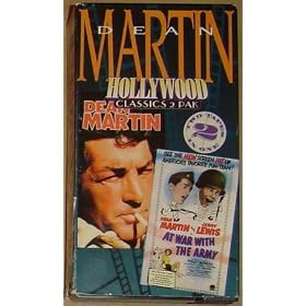 Dean Martin Hollywood Classics 2 Pak (Tape 1: At War With The Army, Tape 2: Hollywood's Leading Men) 1994 [VHS]