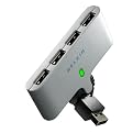 Belkin 4-Port Swivel USB 2.0 Hub - Silver