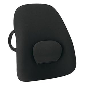 Obus Forme Ergonomic Orthopedic Low Back Backrest, Black