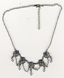 Chandelier style rhinestone choker