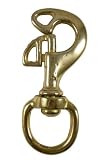Scuba Diving 3-1/4 Butterfly Brass Bolt Snap