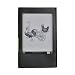 COOL-ER eReaders / E-Readers / Electronic Book Reader Silicone Skin Case Cover (BLACK)