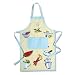 Nigella Lawson Graphics Apron Cream & Blue
