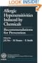 Allergic Hypersensitivities Induced by Chemicals: Recommendations for Prevention