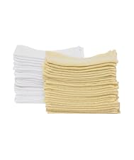 Muslin Top 'n' Tail Squares - Multi 50pk
