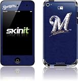 Skinit Milwaukee Brewers - Solid Distressed Vinyl Skin for iPod Touch (4th Gen)