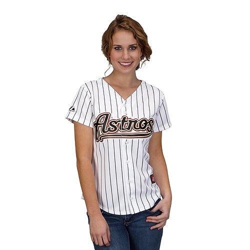 MLB Women's Houston Astros 2010 Replica Jersey ,White,X-Large
