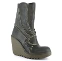 FLY LONDON CLOE LEATHER WEDGE SHOES BOOTS