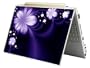 Bundle Monster Laptop Notebook Skin Sticker Cover Art Decal - 12" 14" 15" - Fit HP Dell Asus Compaq - Purple Flower