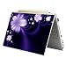 Bundle Monster Laptop Notebook Skin Sticker Cover Art Decal - 12" 14" 15" - Fit HP Dell Asus Compaq - Purple Flower